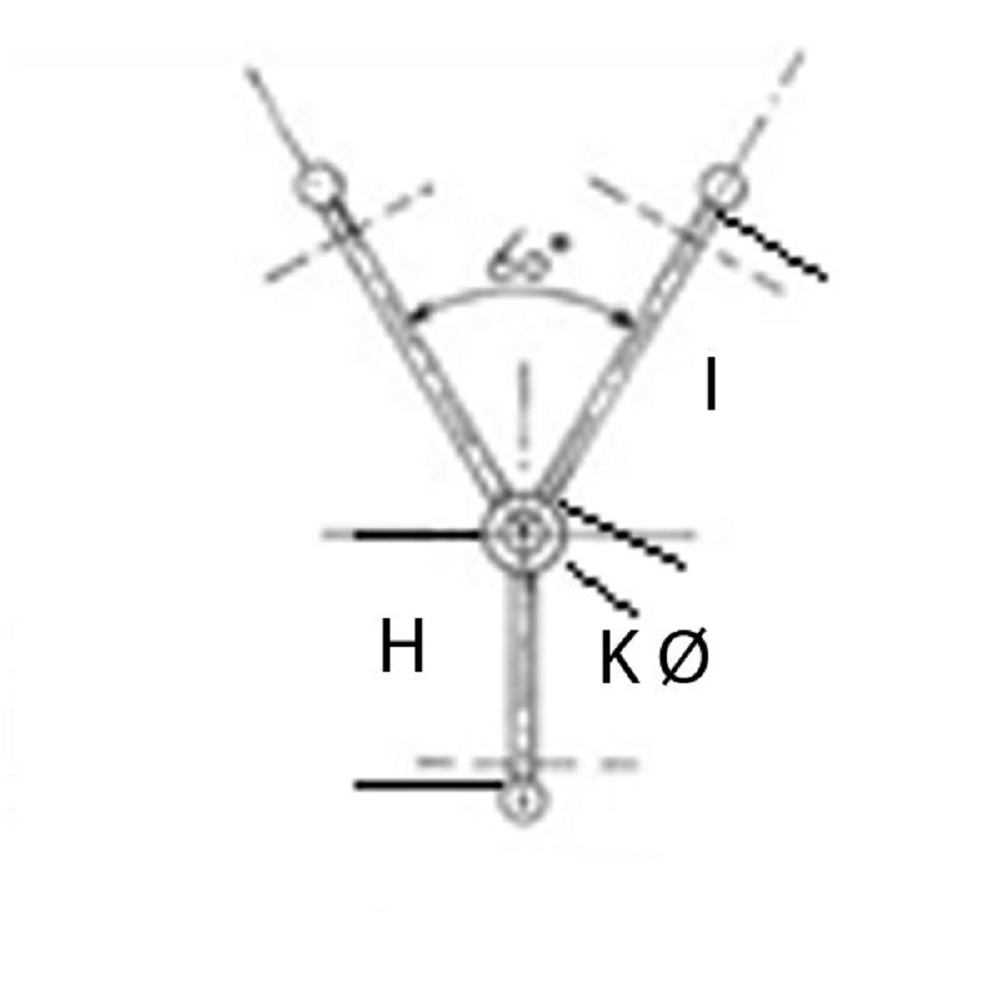 Krick Schiffswellen Abstützung für 4 mm Wellen