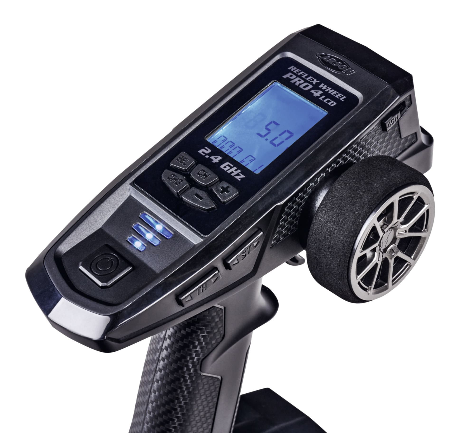 CARSON FS Reflex Wheel Pro 4 LCD 2 4GHz Fernsteuerung Tamiya CARSON FS Reflex Wheel Pro 4 mit Empfaenger fuer Tamiya RC