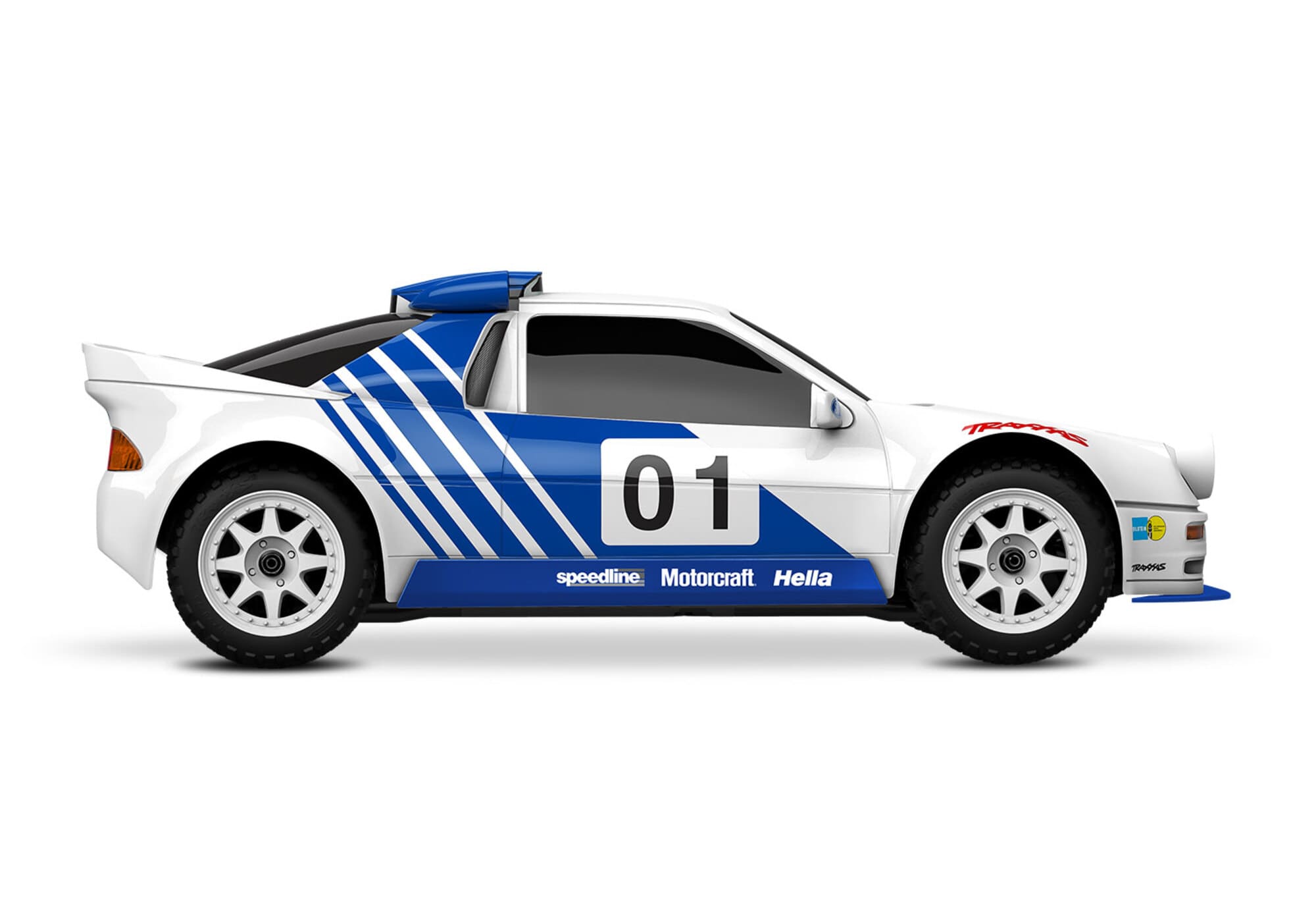 Traxxas Mini Rally VXL Ford RS200 1_10 RTR Brushless blau