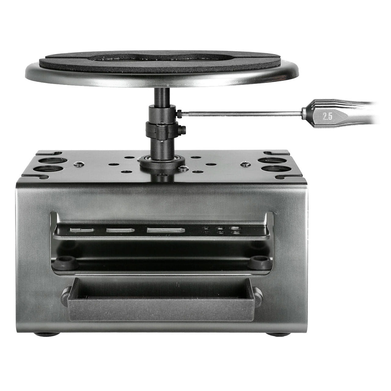 Robitronic Auto Montagestand 1_8 grau _drehbar - fixierbar_ - RC-Zubehoer