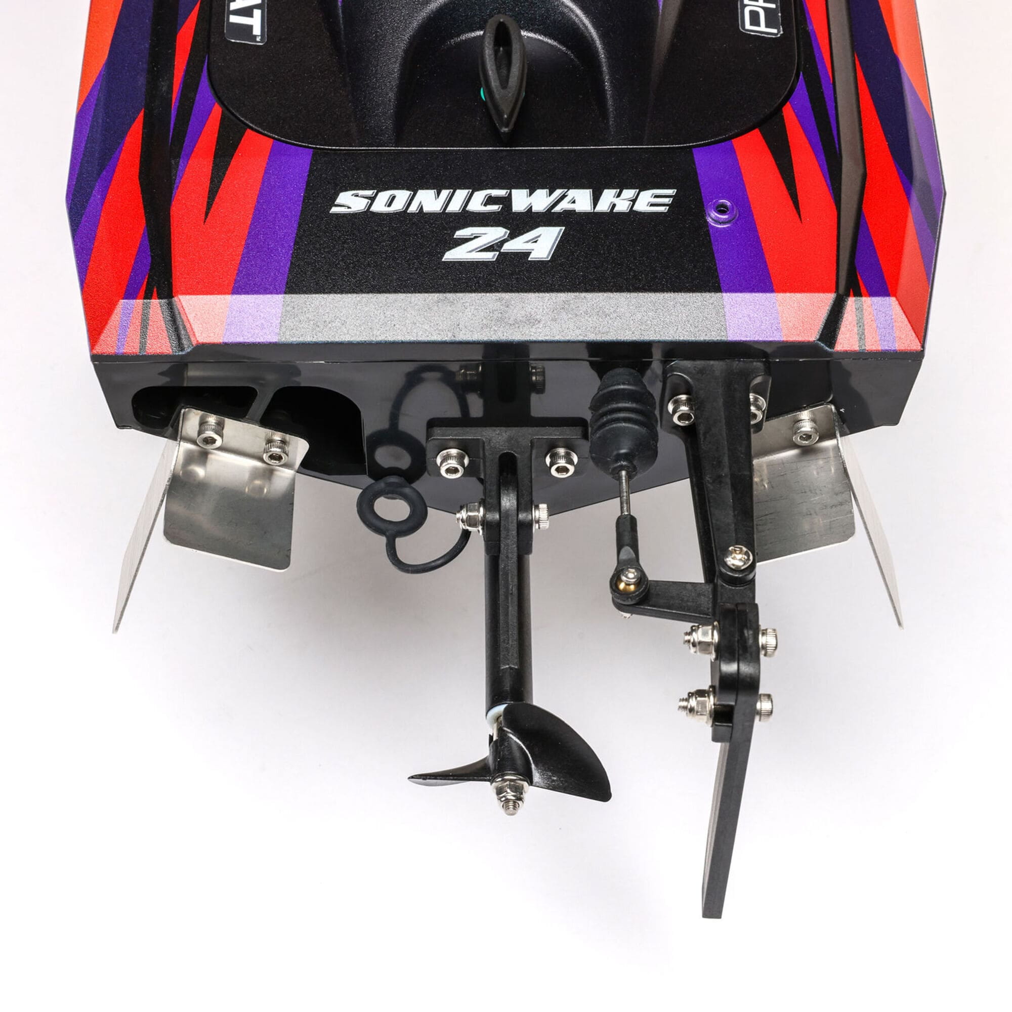 Pro Boat Sonicwake 24 Brushless RC Boot RTR in Rot