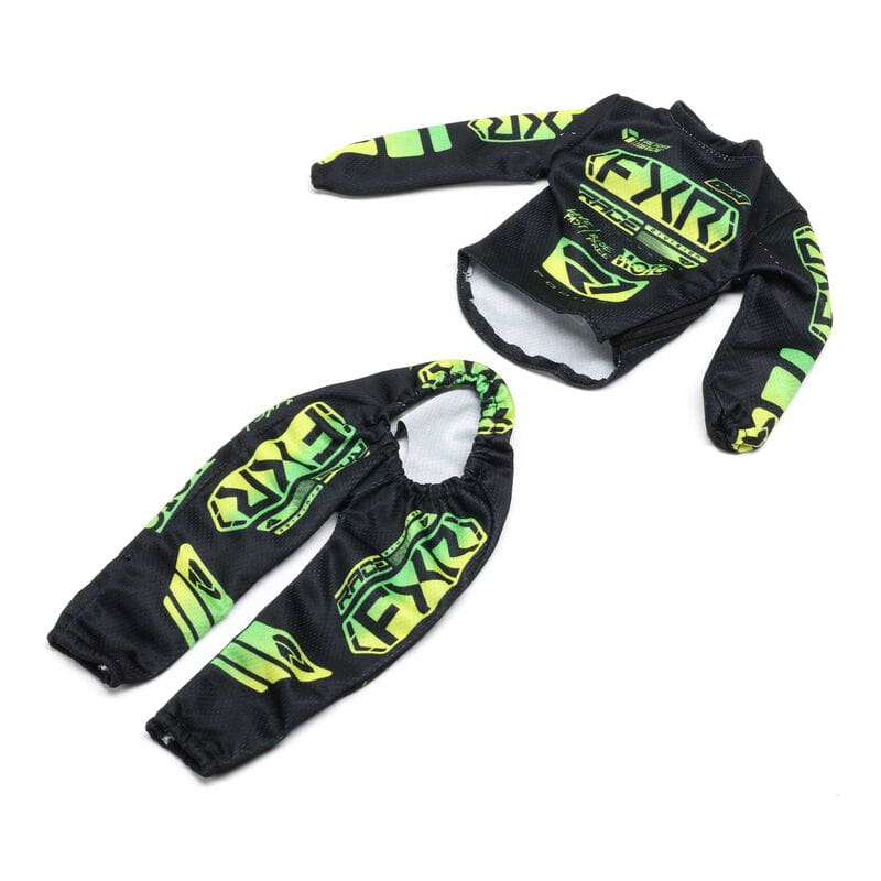 Losi Rider Jersey Set FXR Podium Gladiator Schwarz_ Promoto-SM - RC-Zubehoer