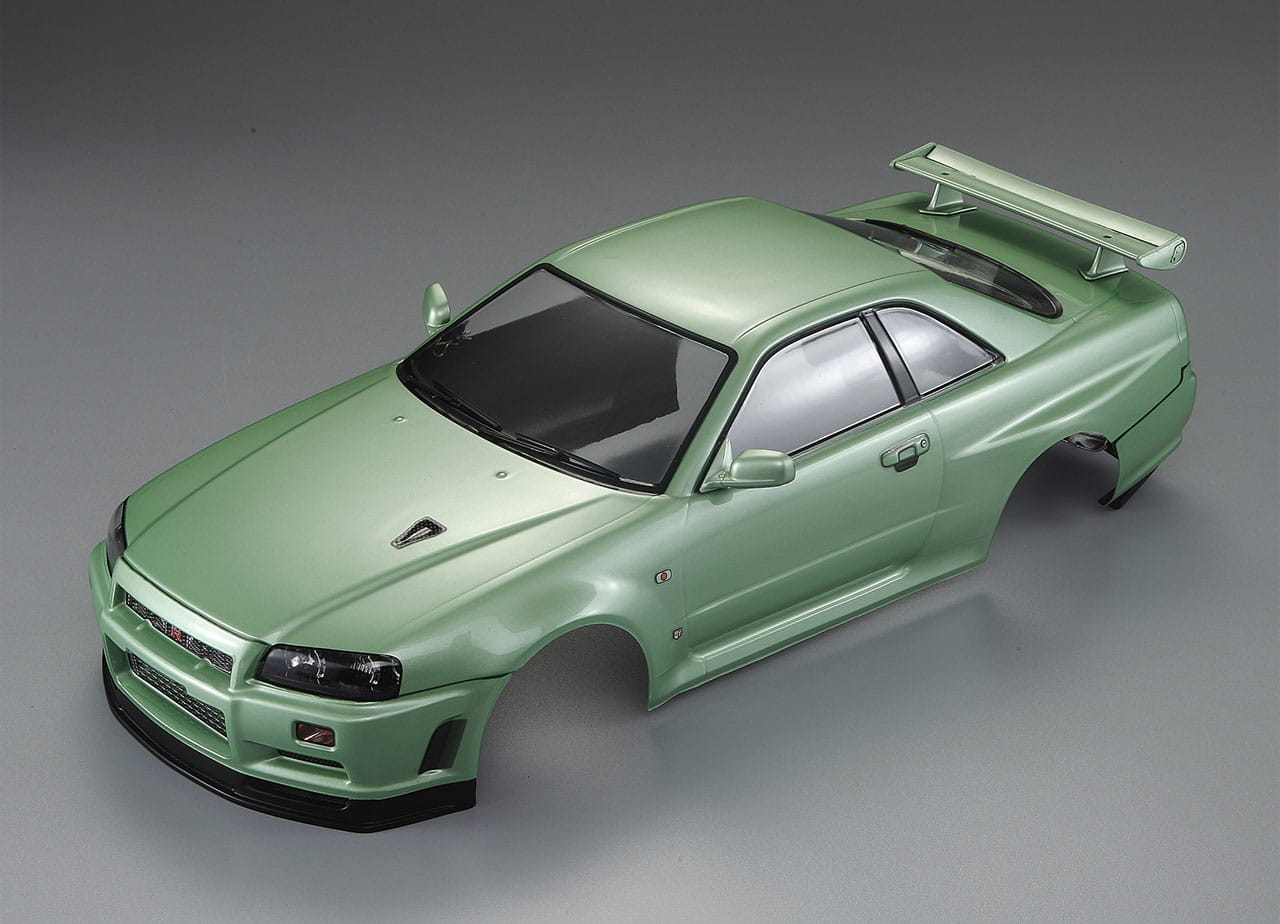 Killerbody Nissan Skyline R34 195mm Champagner Grün lackiert, RTU all-i