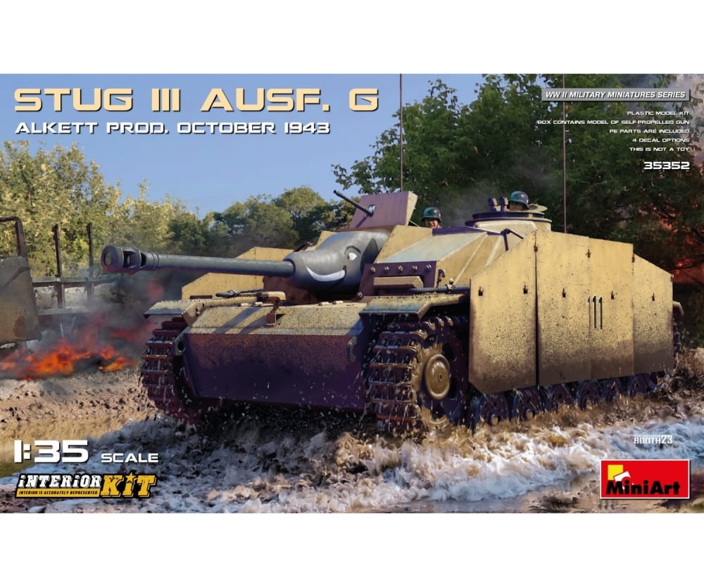 MiniArt 1:35 Deutsches StuG III Ausf. G Pro Plastik Modellbausatz