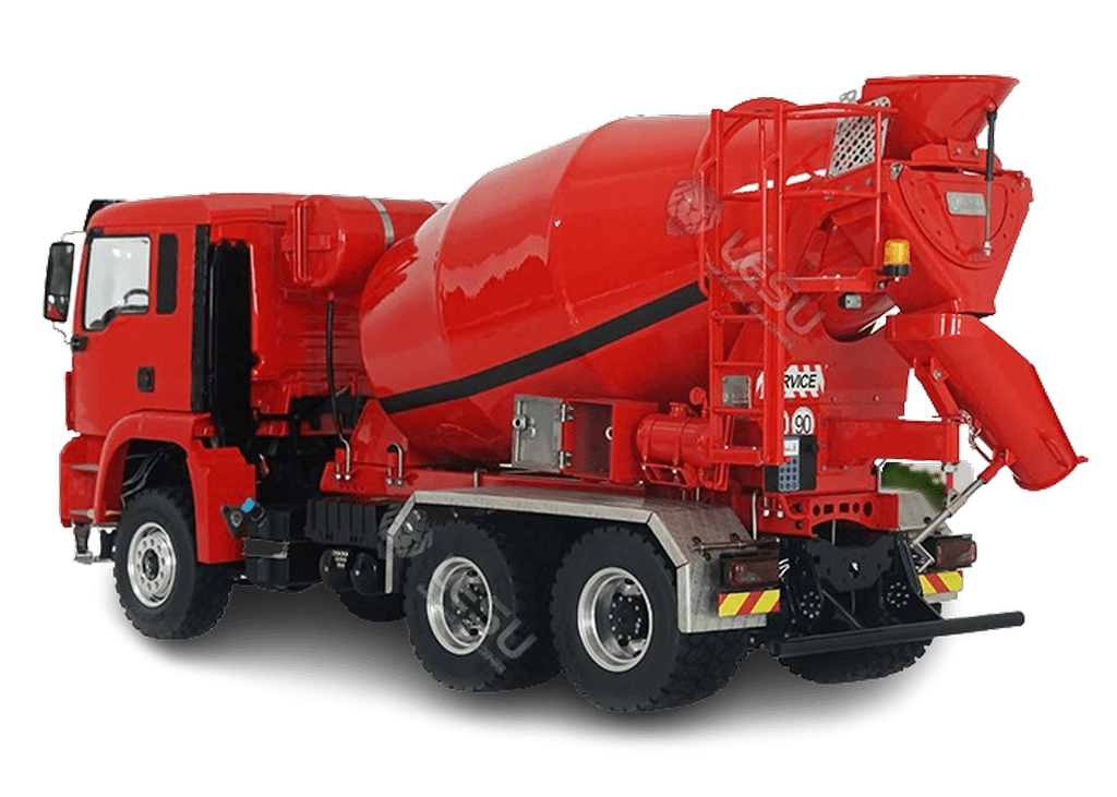 Lesu 1_14 6x6 MAN TGS Betonmischer aus Edelstahl - RC-Zubehoer