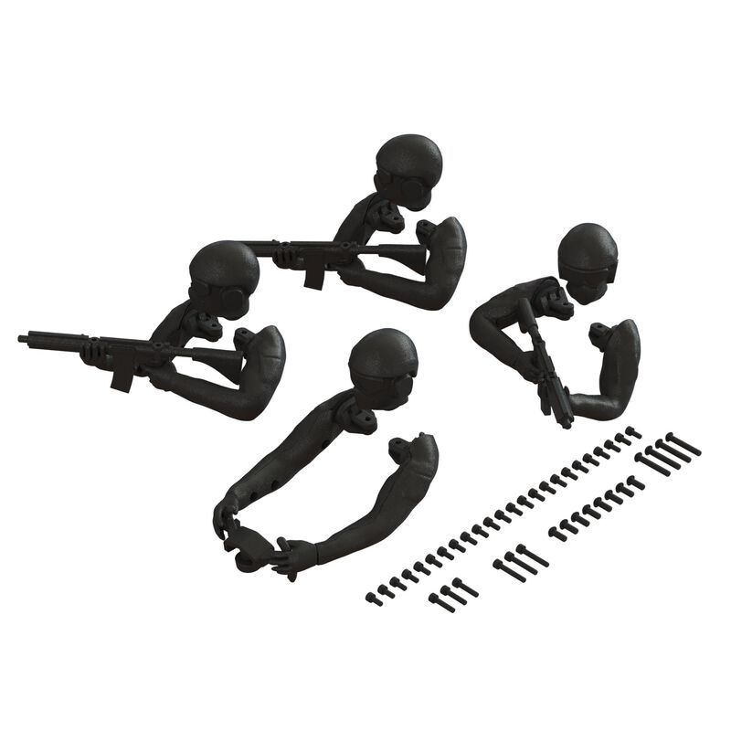 Arrma Driver Figure Set _Black_ - RC-Zubehoer