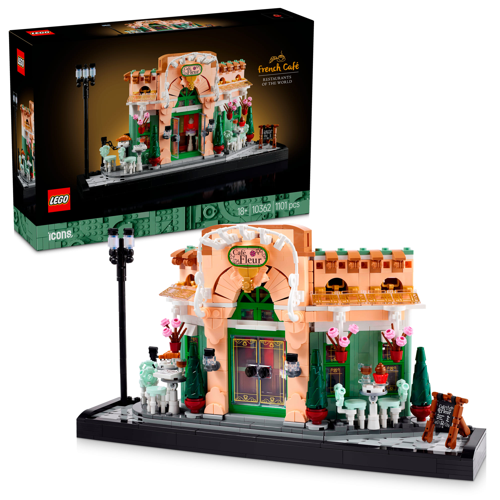 LEGO® Icons Franzoesisches Cafe 10362 - Franzoesisches Bistro zum Bauen