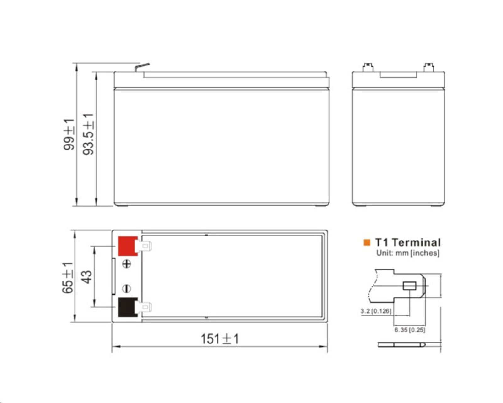 Krick Bleiakku 12V / 7Ah