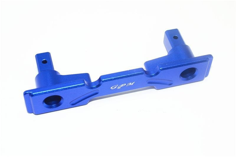 GPM Alu Karosseriebefestigungshalter hinten blau fuer Traxxas 1_10 E-Revo - RC-Zubehoer