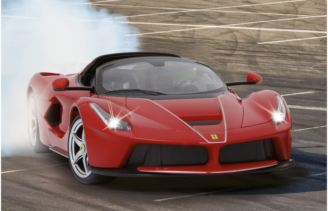 Jamara RC Auto Ferrari LaFerrari Aperta 1:14 rot Driftmodus