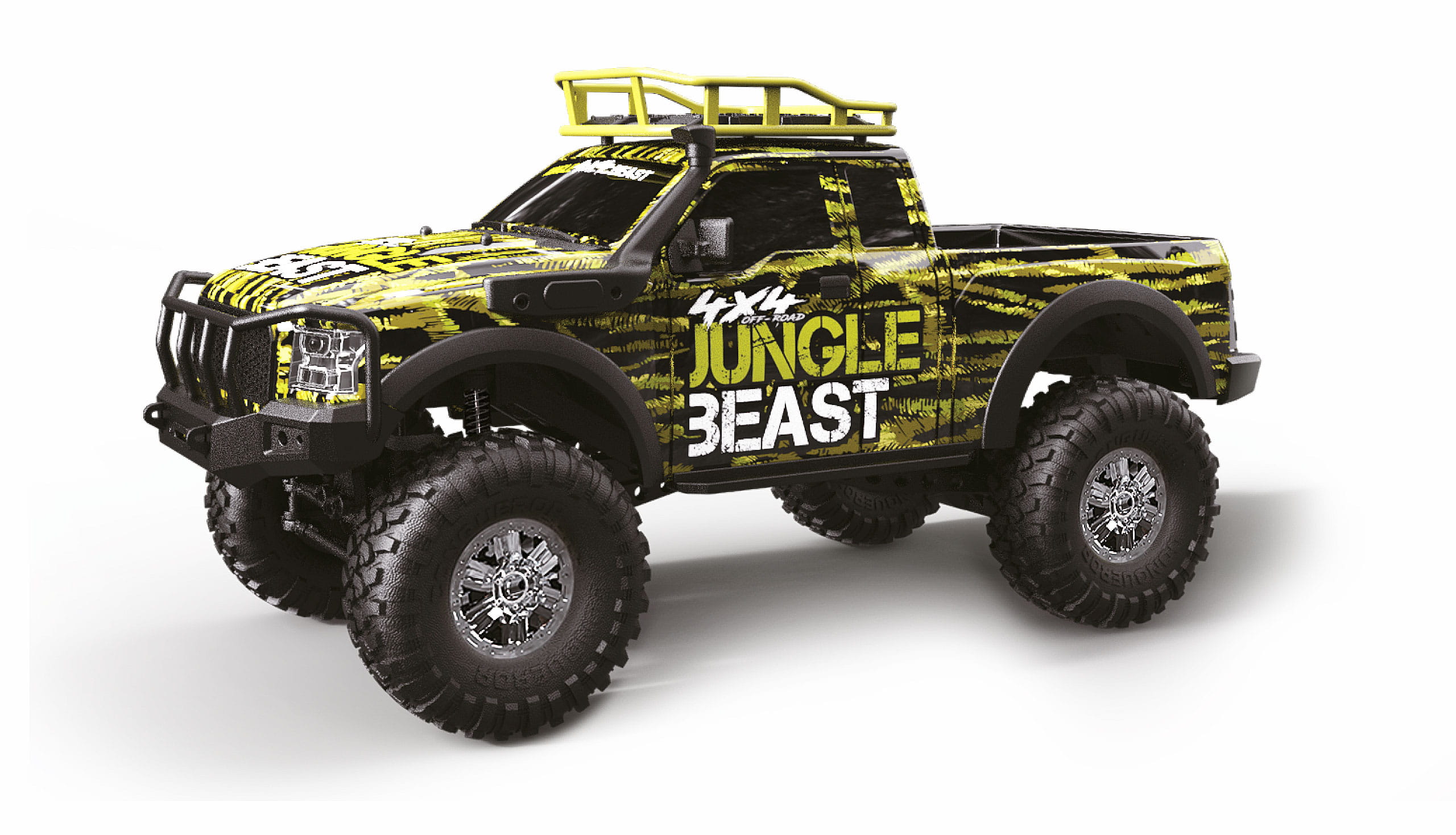 Amewi RC Dirt Climbing Beast Pick-Up Crawler 4WD 1:10 RTR, schwarz-grün