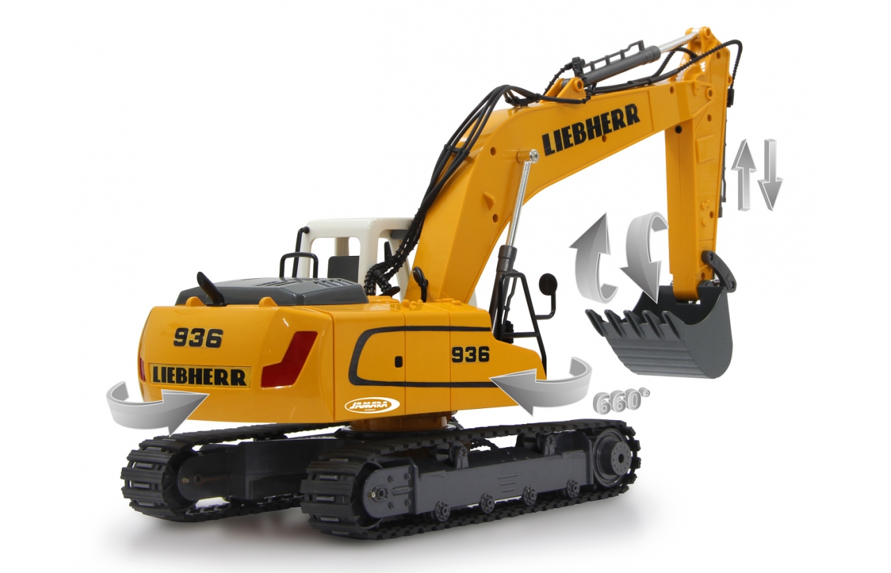 Jamara RC Bagger Liebherr R936 1:20 2,4Ghz Destruction-Set