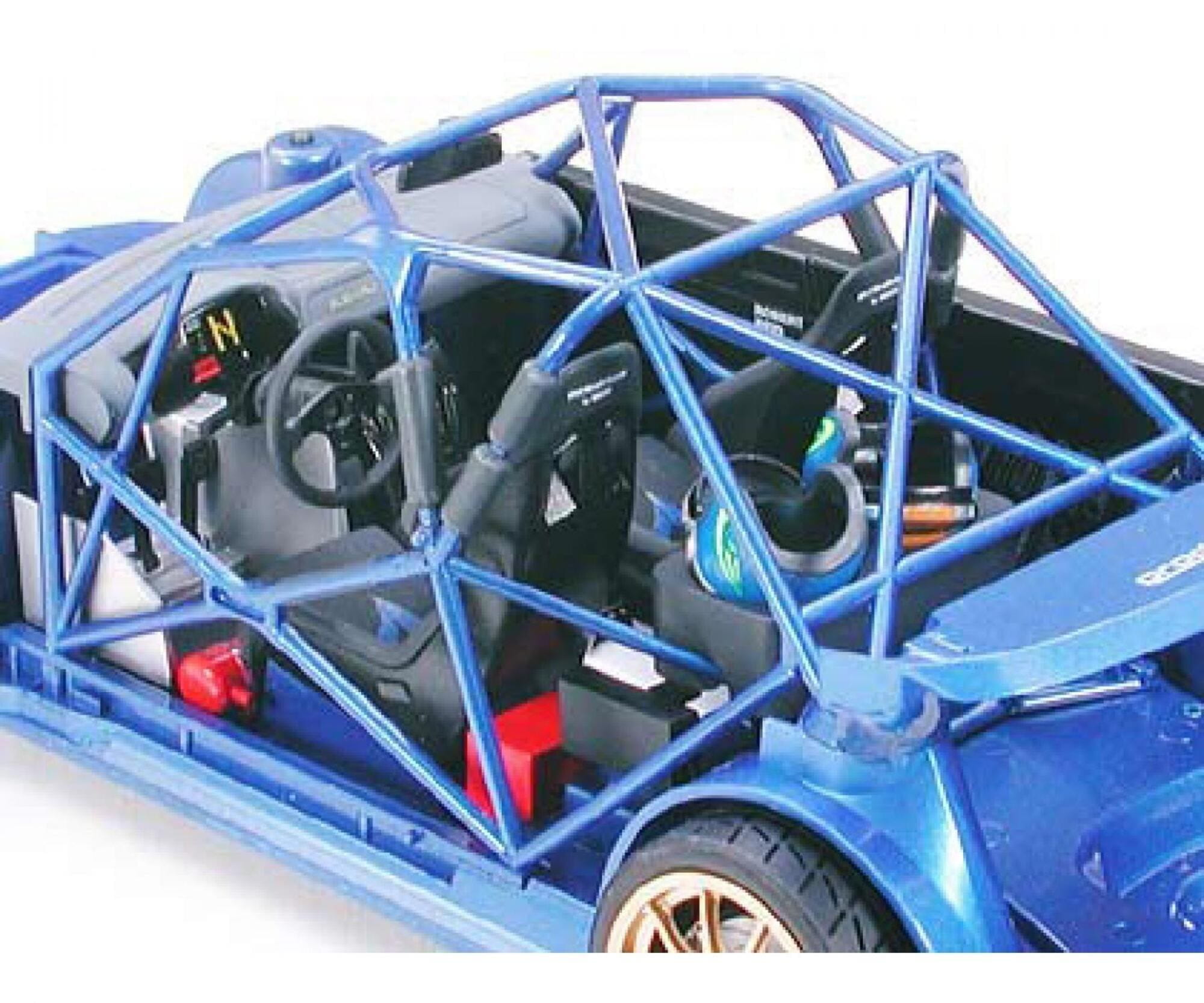 Tamiya 1_24 Subaru Impreza WRC 2001 Modellbausatz mit goldenen Raedern und detailliertem Interieur