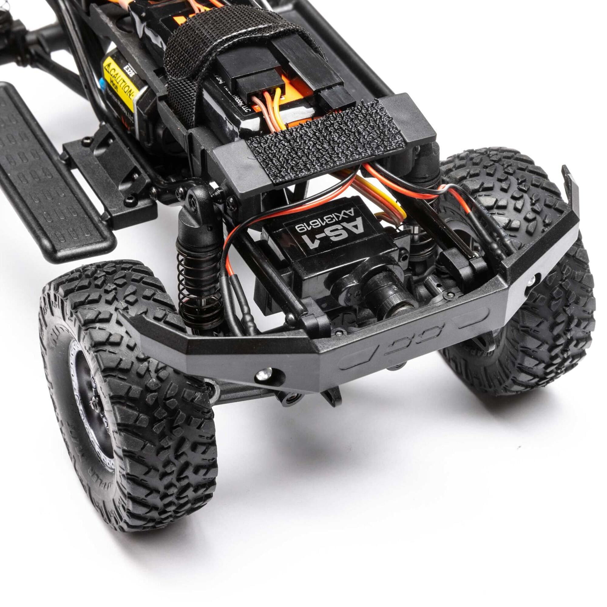 Axial SCX24 Lexus GX 470 1_24 4X4 Crawler RTR Modell mit Akku und Ladegeraet in Schwarz