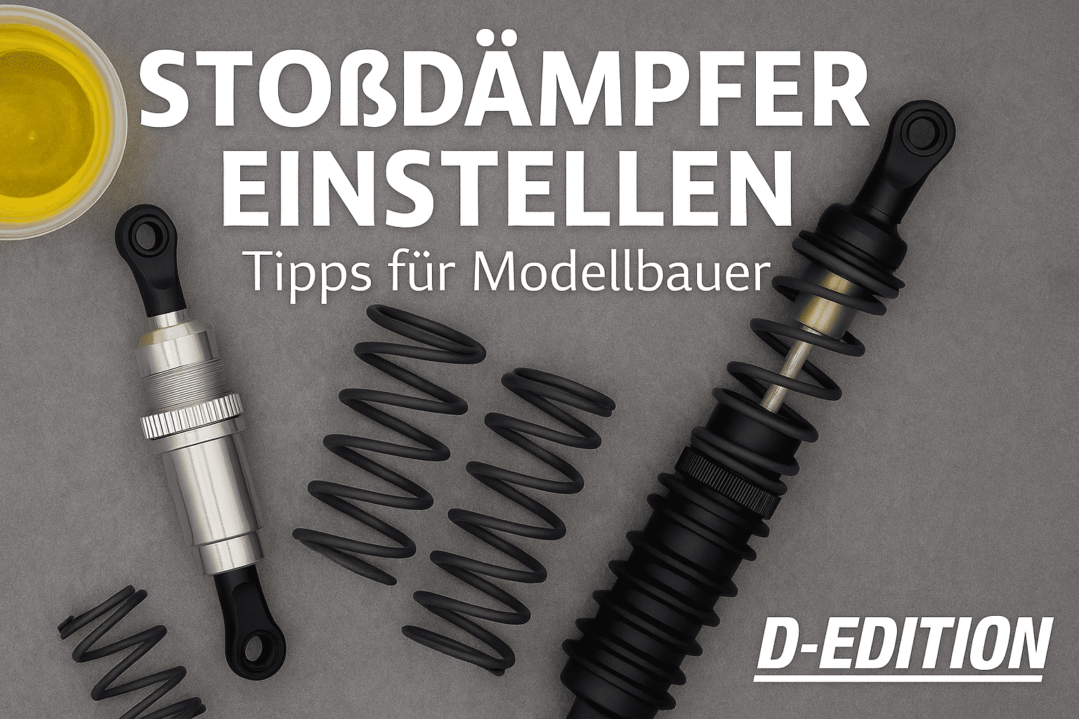 Stoßdämpfer einstellen im RC-Modellbau