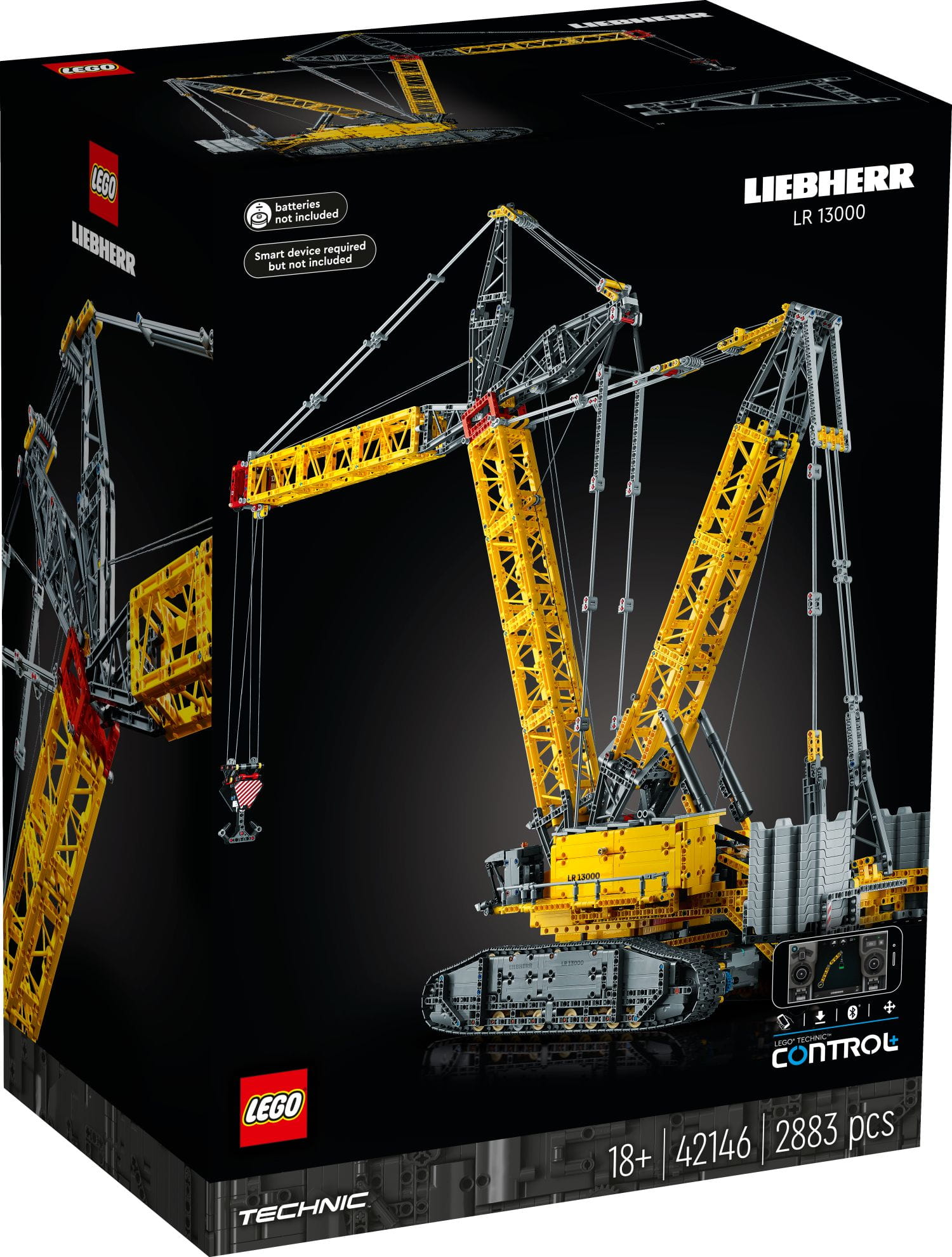 LEGO Technic Liebherr LR 13000 Raupenkran Control + App LEGO Technic Liebherr LR 13000 Raupenkran Control + App