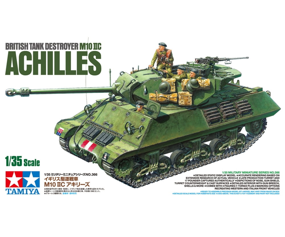 Tamiya Brit. Panzer M10 IIC Achilles 1:35 Plastik Modellbau Militär Bausatz