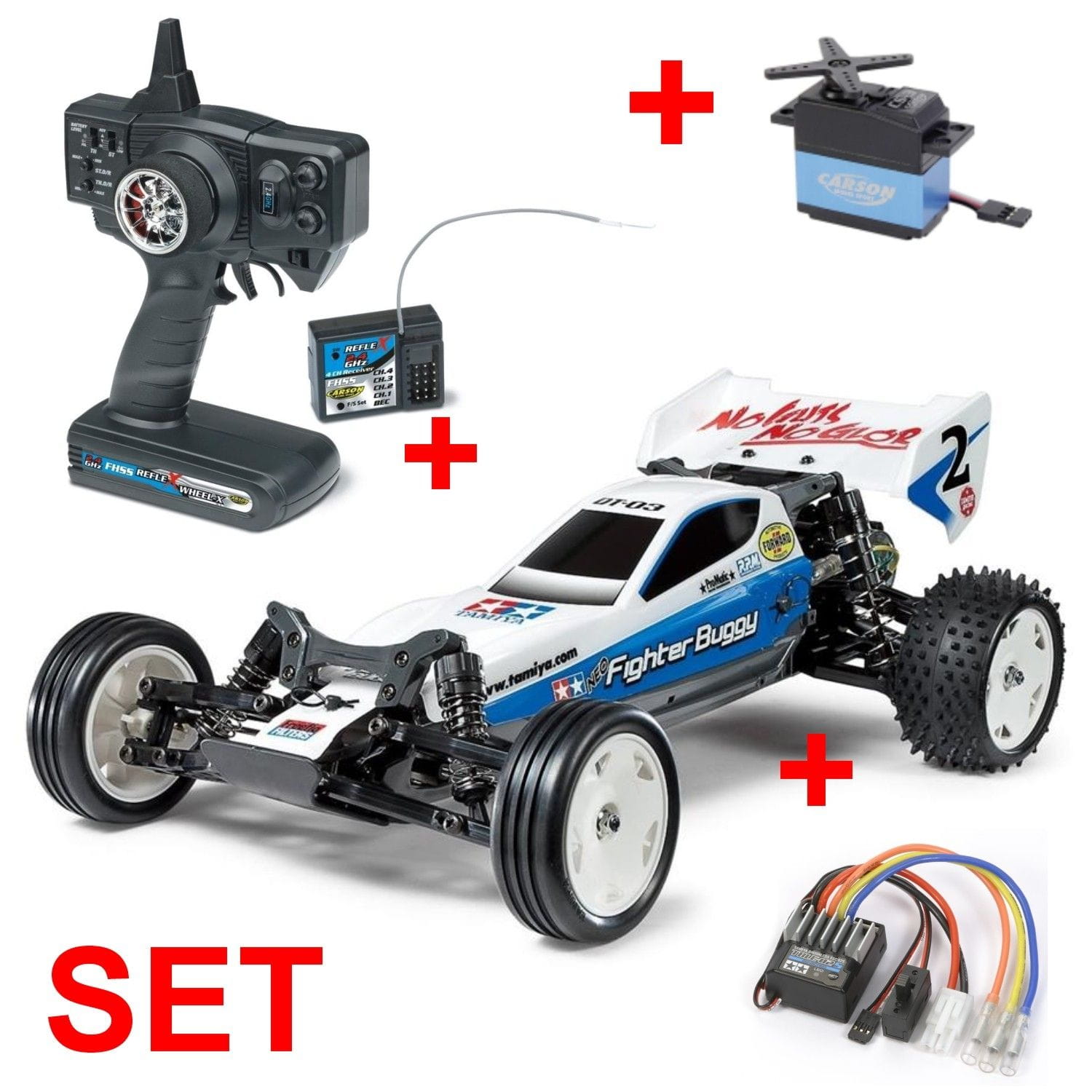 Tamiya Neo Fighter Buggy Komplett Set