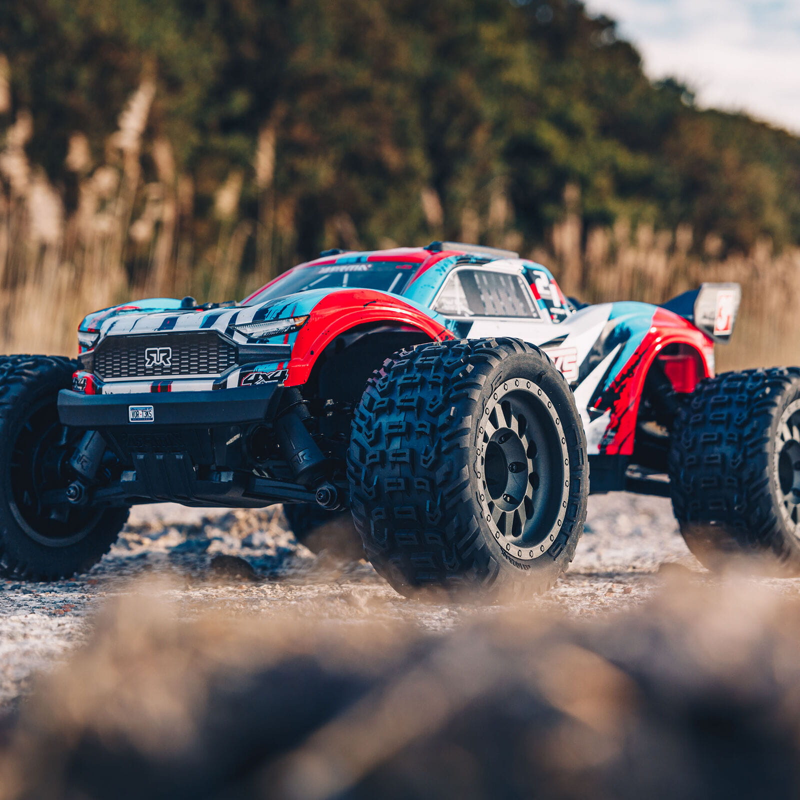 Arrma RC Monstertruck 1:10 Vorteks 4x4 3S BLX Stadium Truck RTR Rot Arrma RC Monstertruck 1:10 Vorteks 4x4 3S BLX Stadium Truck RTR Rot
