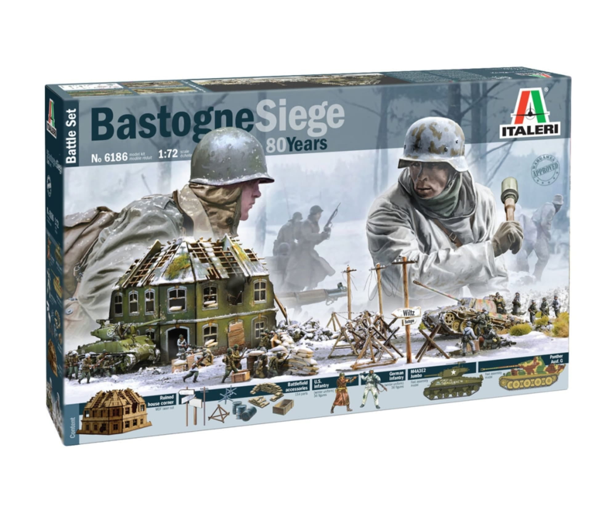 Italeri 1_72 Battle-Set Bastogne Siege - RC-Zubehoer