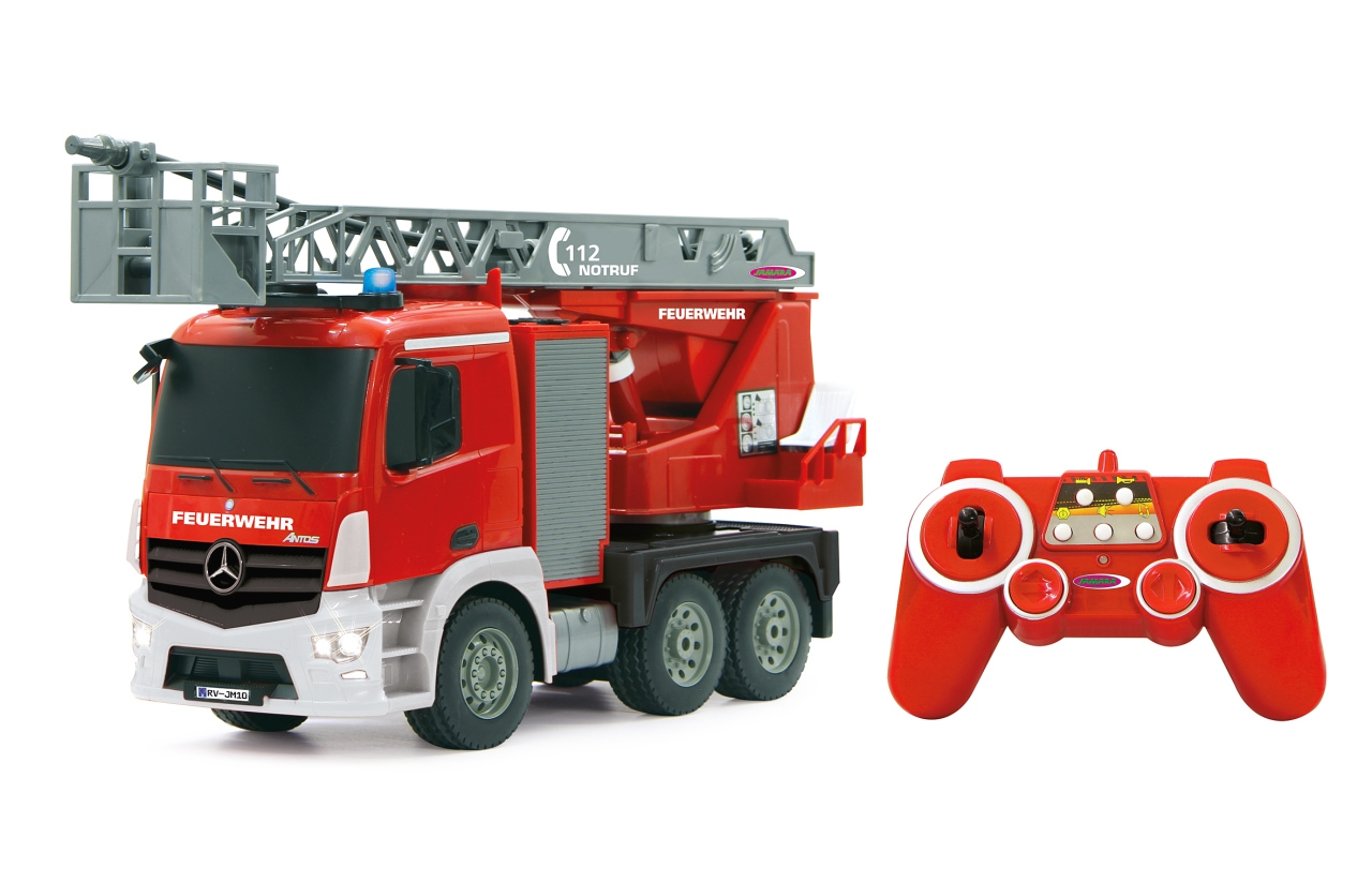 Jamara RC Feuerwehr Drehleiter 1:20 Mercedes Antos 2,4Ghz