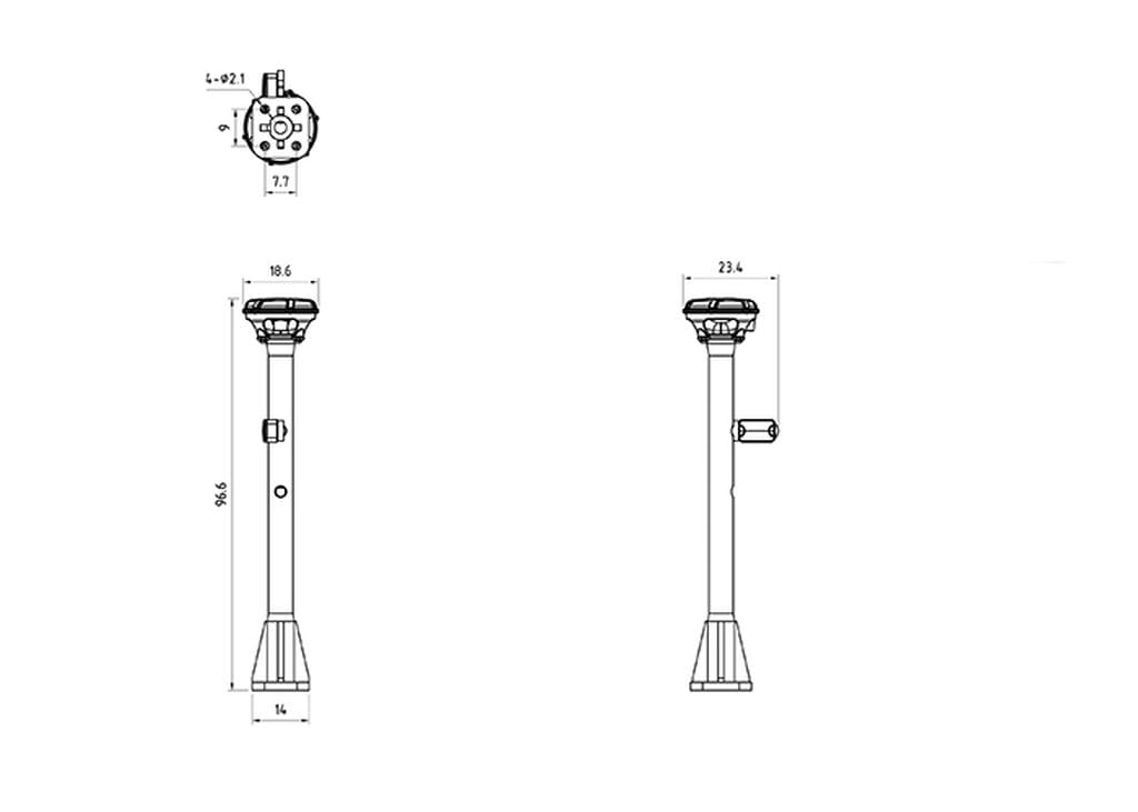Lesu GPS-Antennen-Set mit Positionsleuchte - RC-Zubehoer