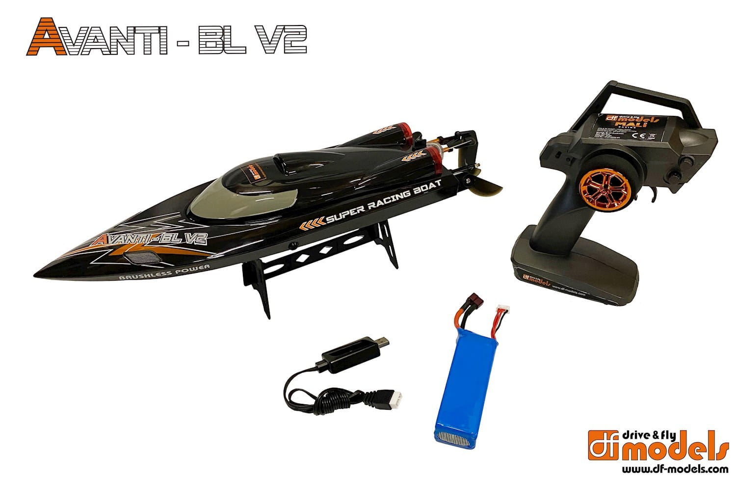 df models rc speed boot avanti brushless v2