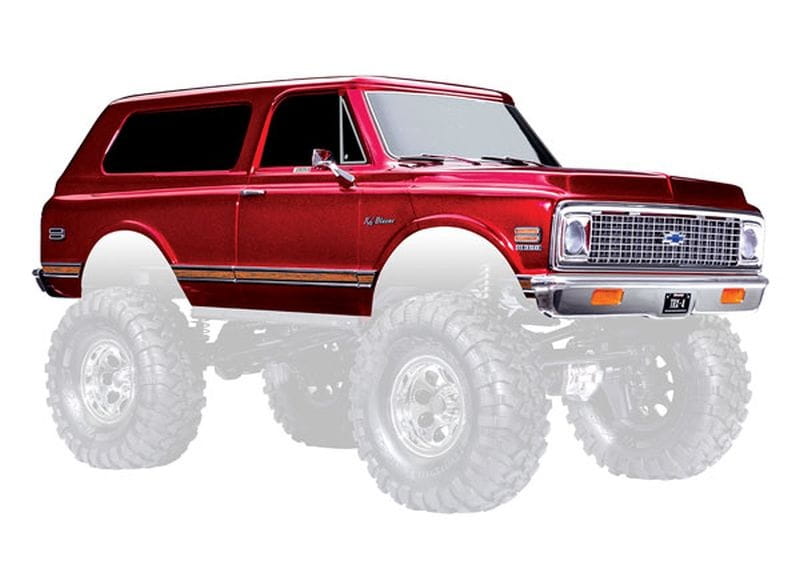 Traxxas Crawler Karosserie Chevrolet Blazer 1972 rot komplett