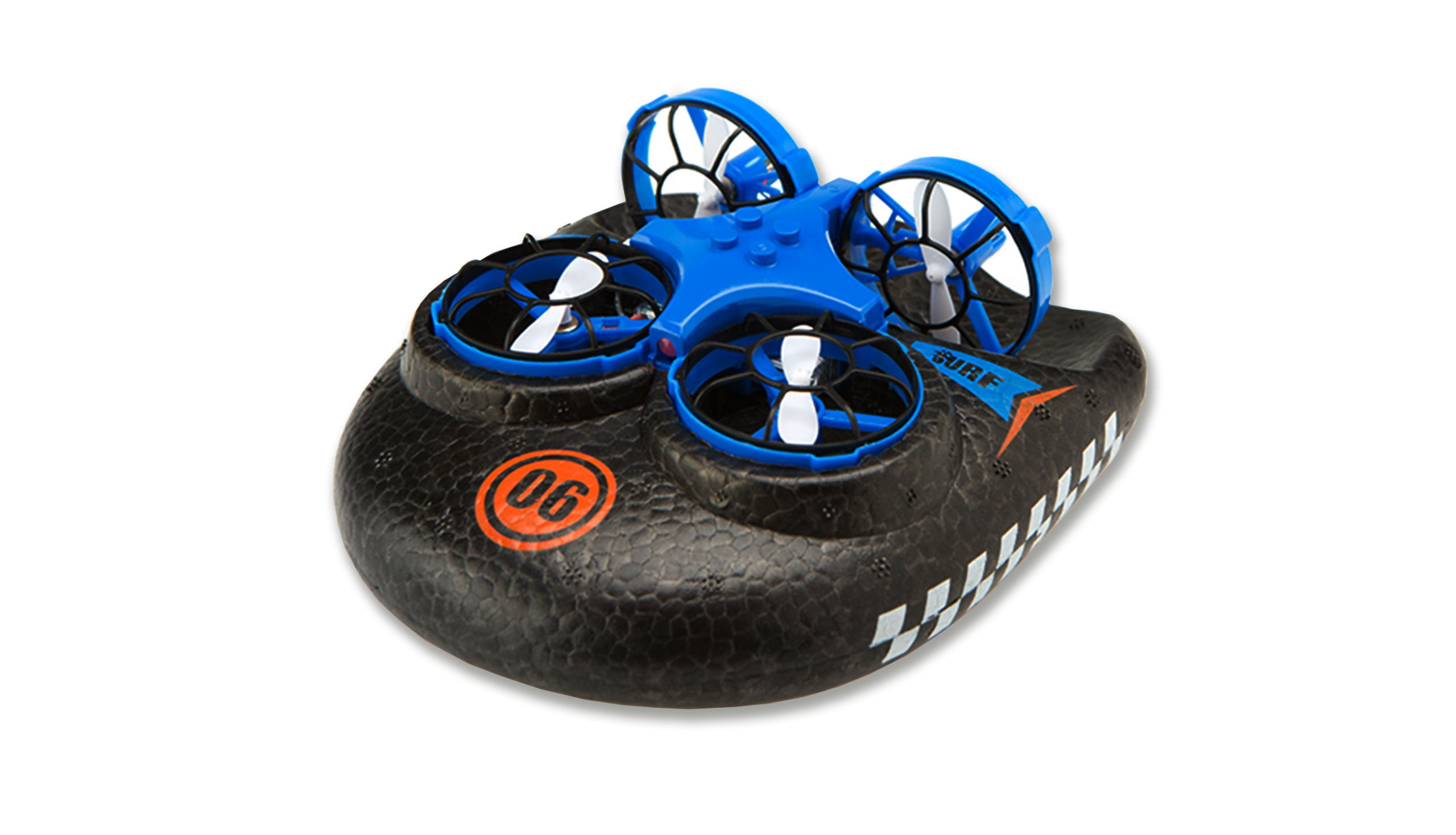 Amewi Trix - 3-IN-1 Drohne, Luftkissenfahrzeug blau