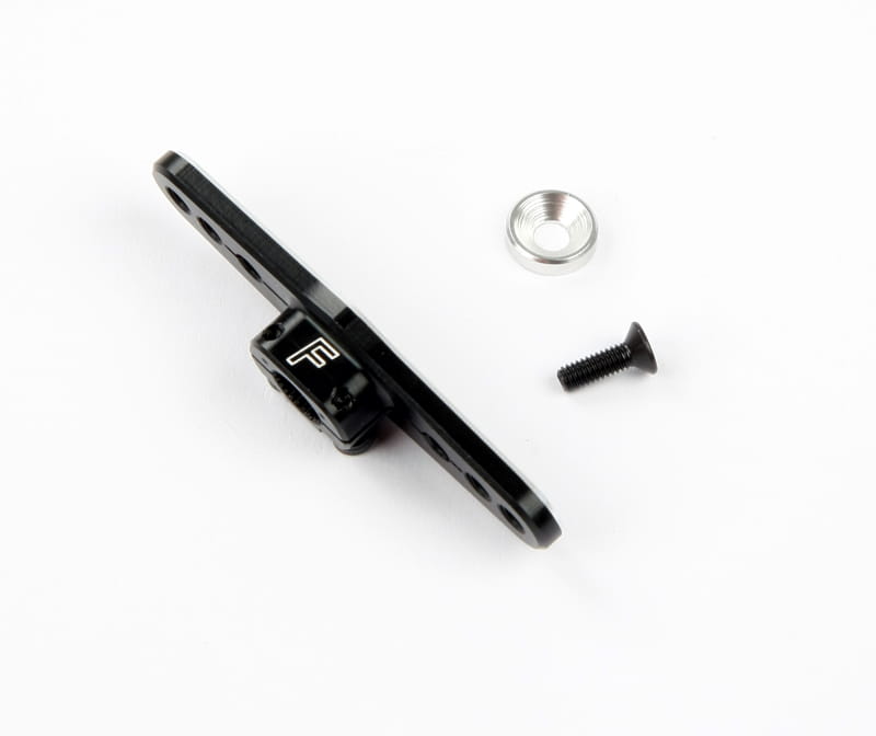 Robitronic Aluminium Servo Arm 25 Z. doppel _leicht_ Schwarz - RC-Zubehoer