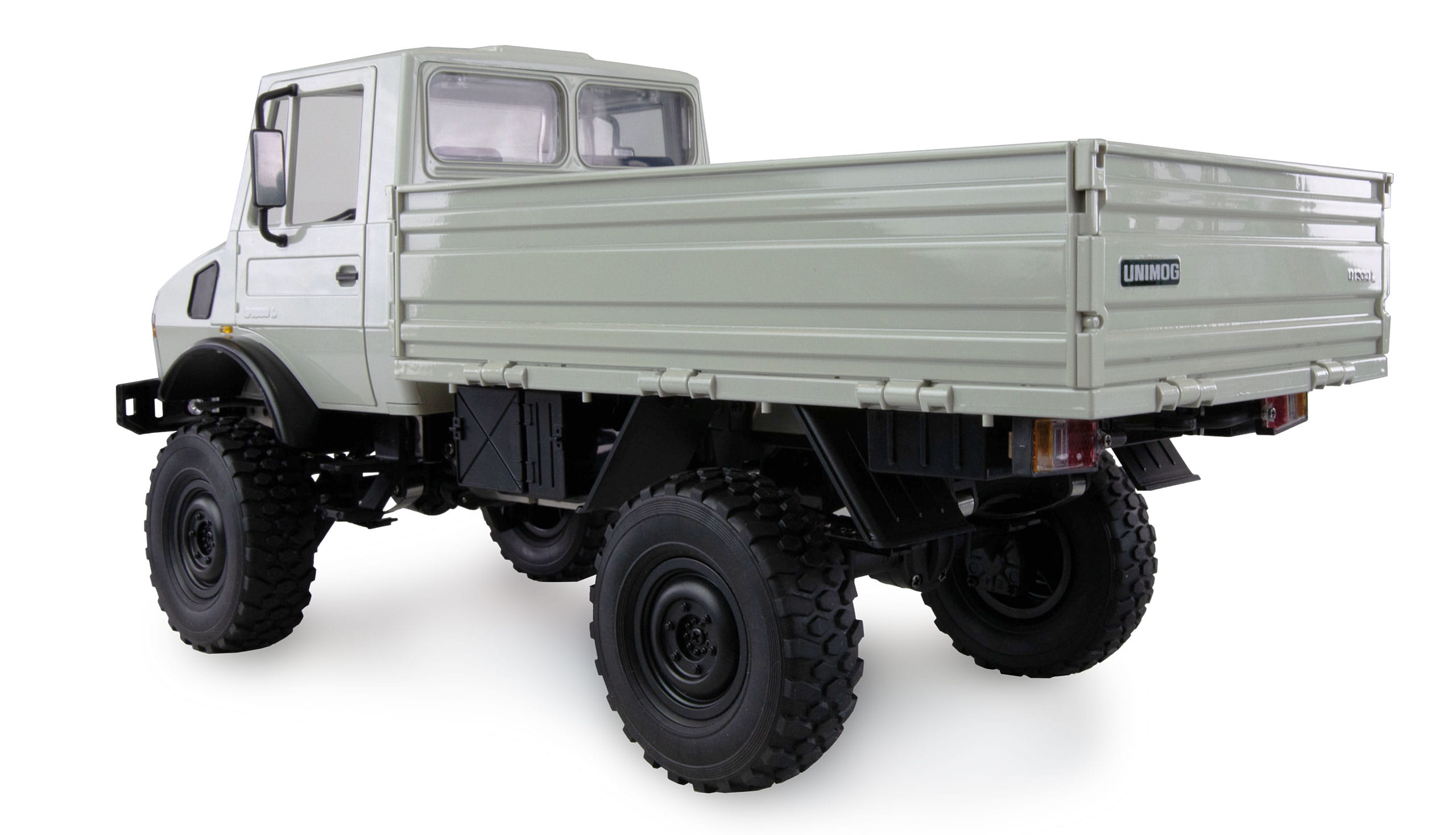 Mercedes Benz Unimog Basic 4WD 1_12 RTR hellgrau Amewi Mercedes Benz Unimog Basic 4WD