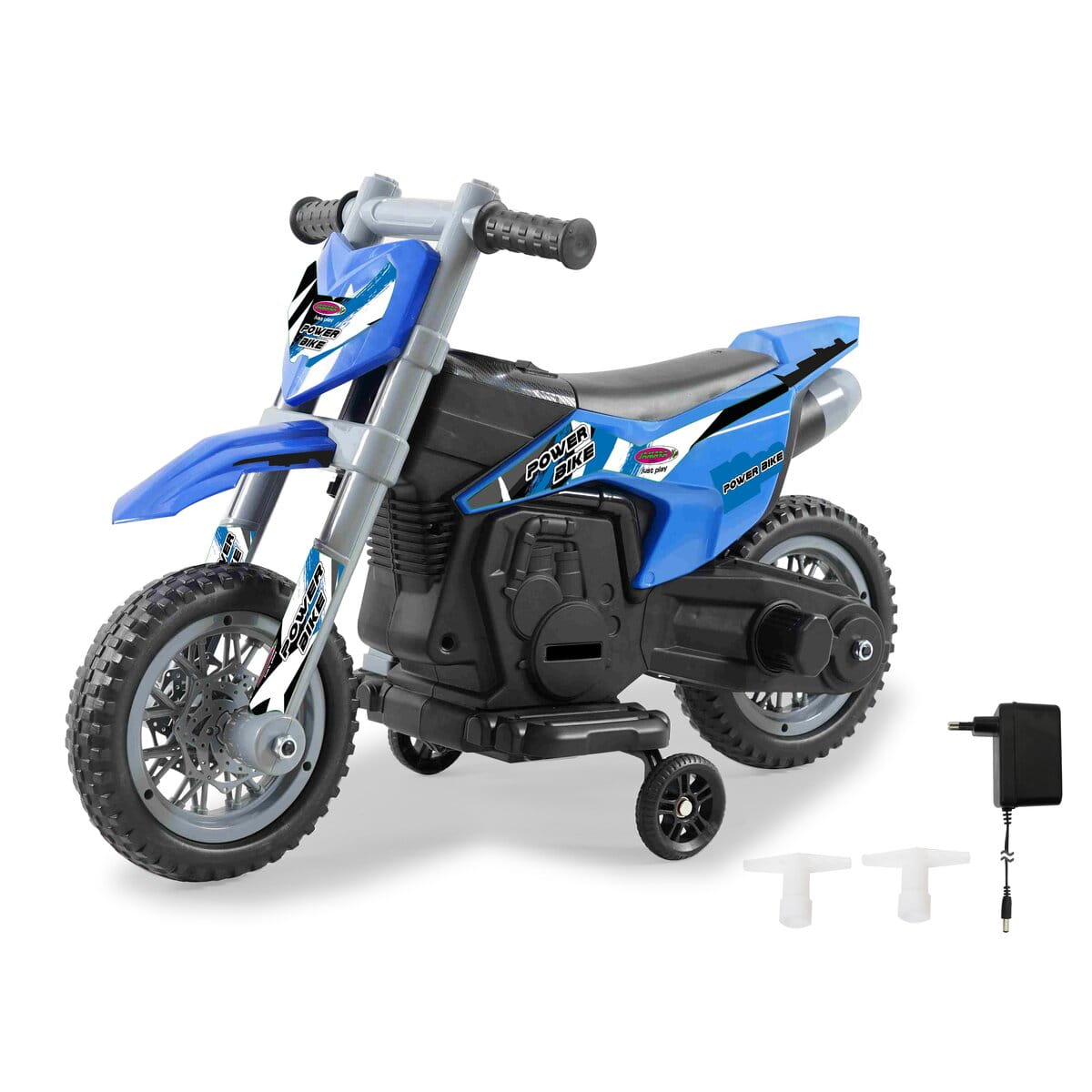 Jamara Ride-on Motorrad Power Bike blau 6V