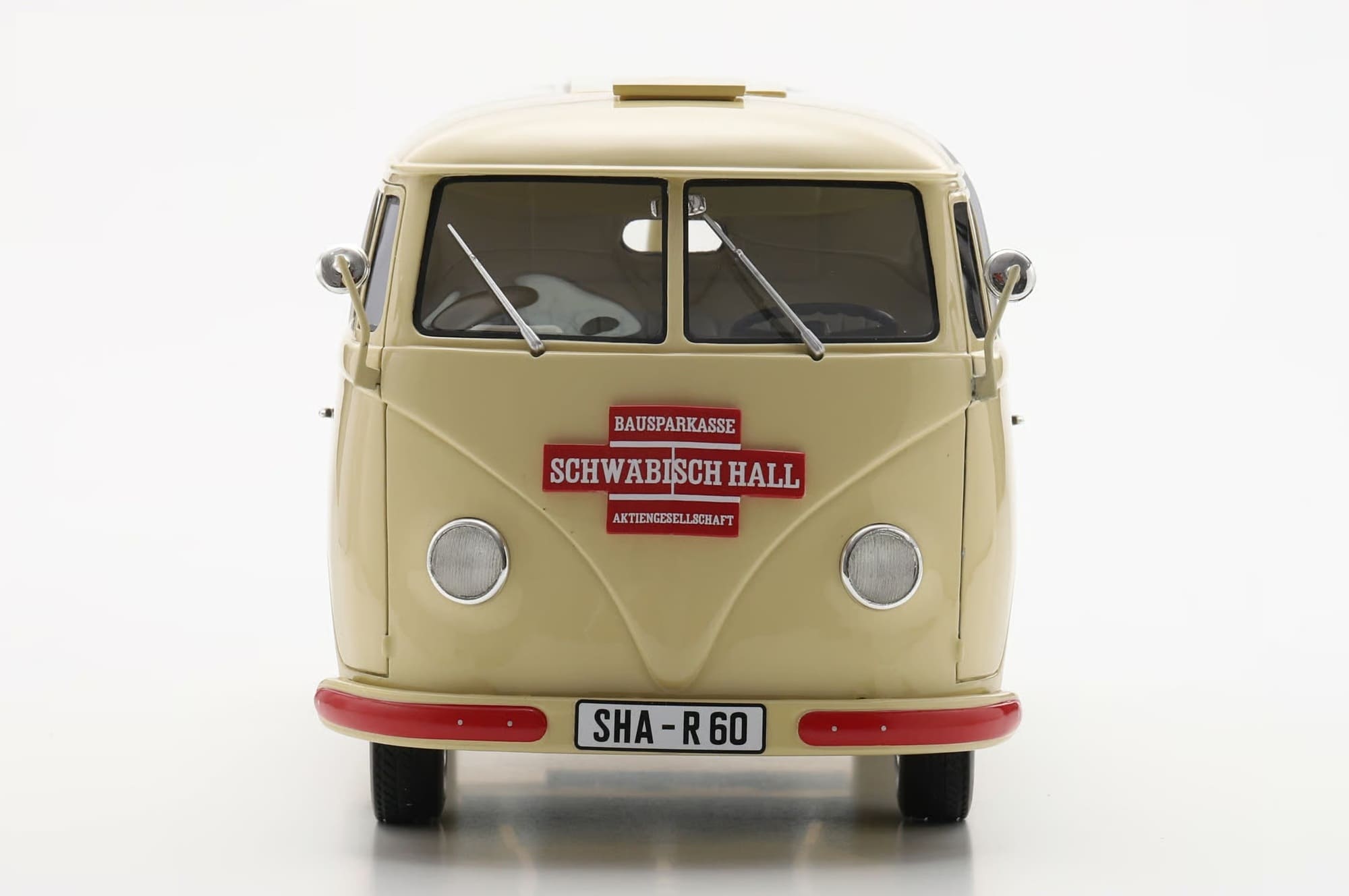 Schuco VW T1 Werbe-Bus Schwaebisch Hall 1_18 Sammlermodell