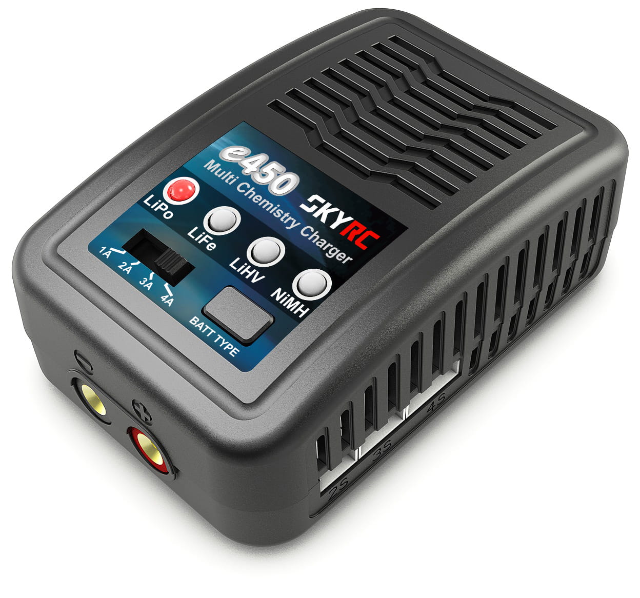 SkyRC Ladegerät e450 AC NiMh 6-8 / LiPo 2-4s 1-4A 50W