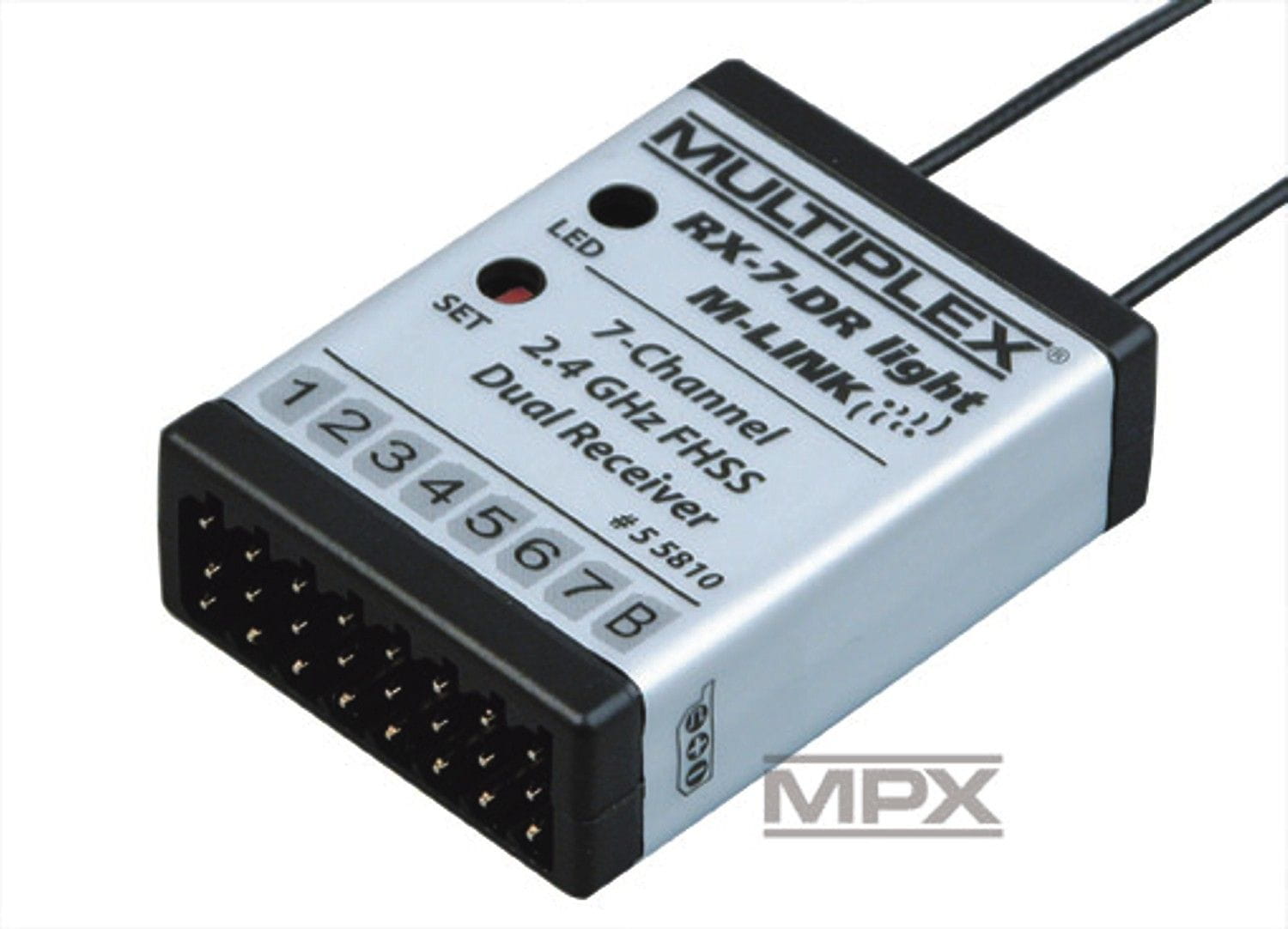 Multiplex Empfänger RX7DR Light ( M-LINK ) 2,4 GHz