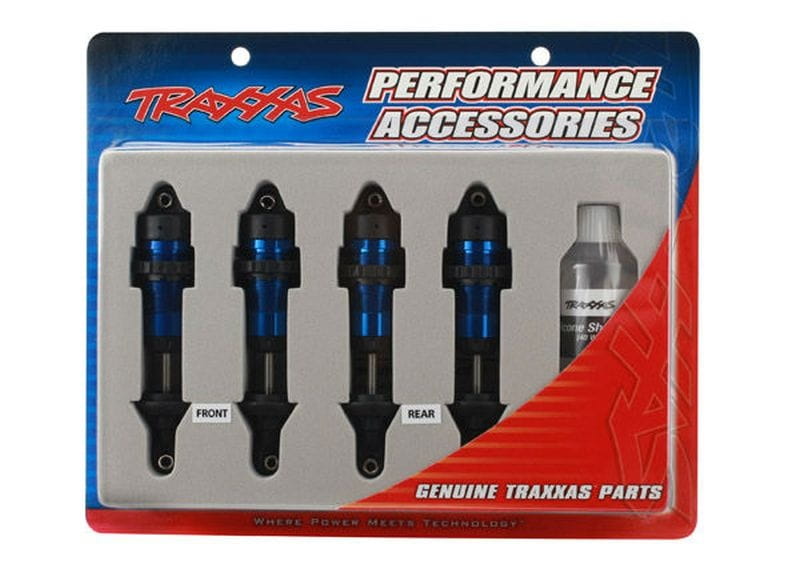 Traxxas GTR Daempfer _blau_ _4_ - RC-Zubehoer