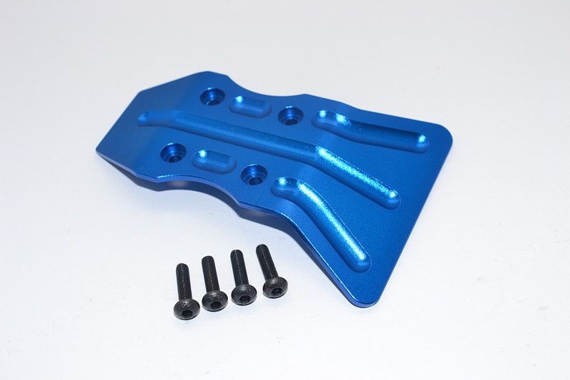 GPM Alu Bumper vorn blau fuer Tamiya DT03 - RC-Zubehoer