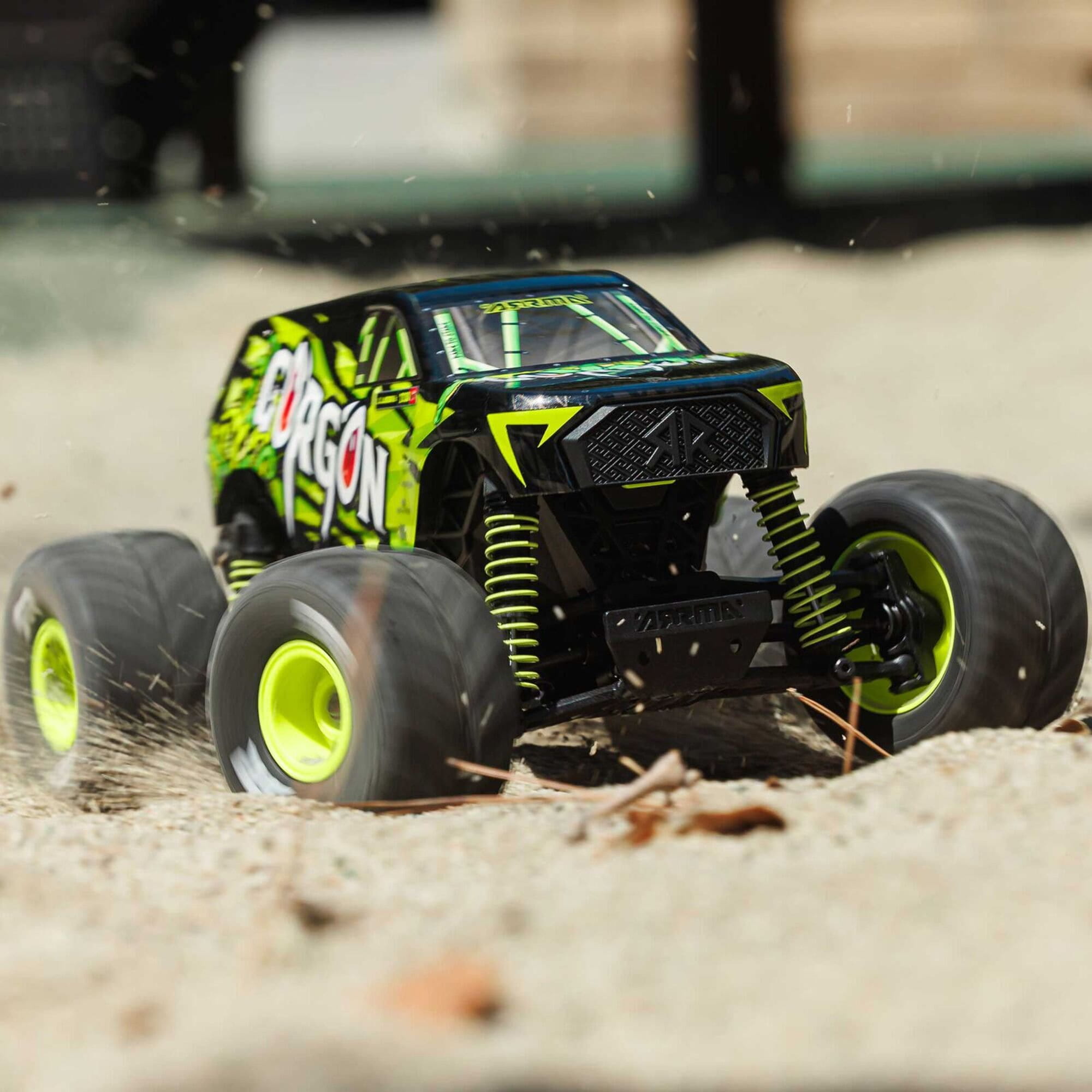 Arrma GORGON GROM 1_16 4X4 RTR Monster Truck Gelb