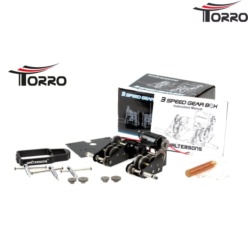 Torro Waltersons 3 Speed Motor-Metallgetriebe WT-622005 für Heng Long Tiger / Panther / Panzer 3