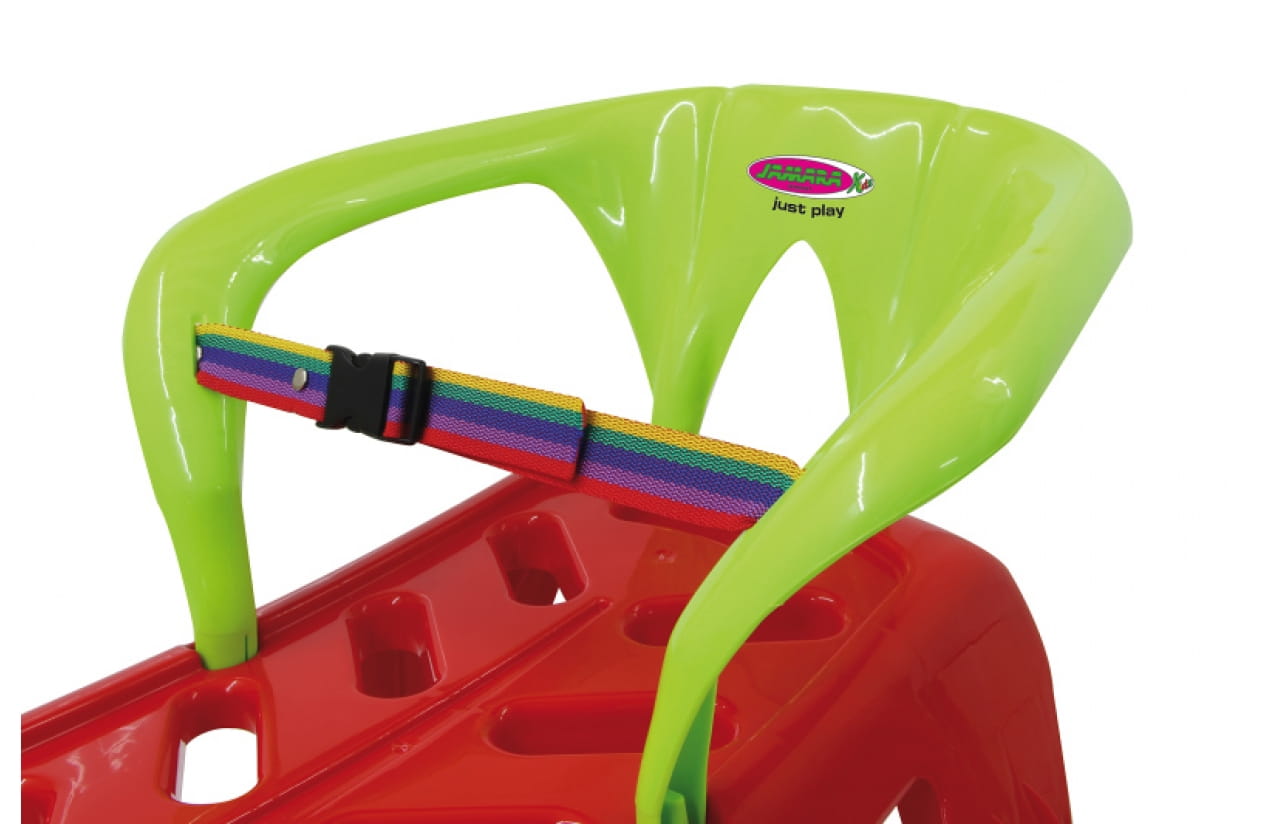 Jamara Snow Play Schlitten mit Lehne Snow-Star 90cm rot Jamara Snow Play Schlitten mit Lehne Snow-Star 90cm rot