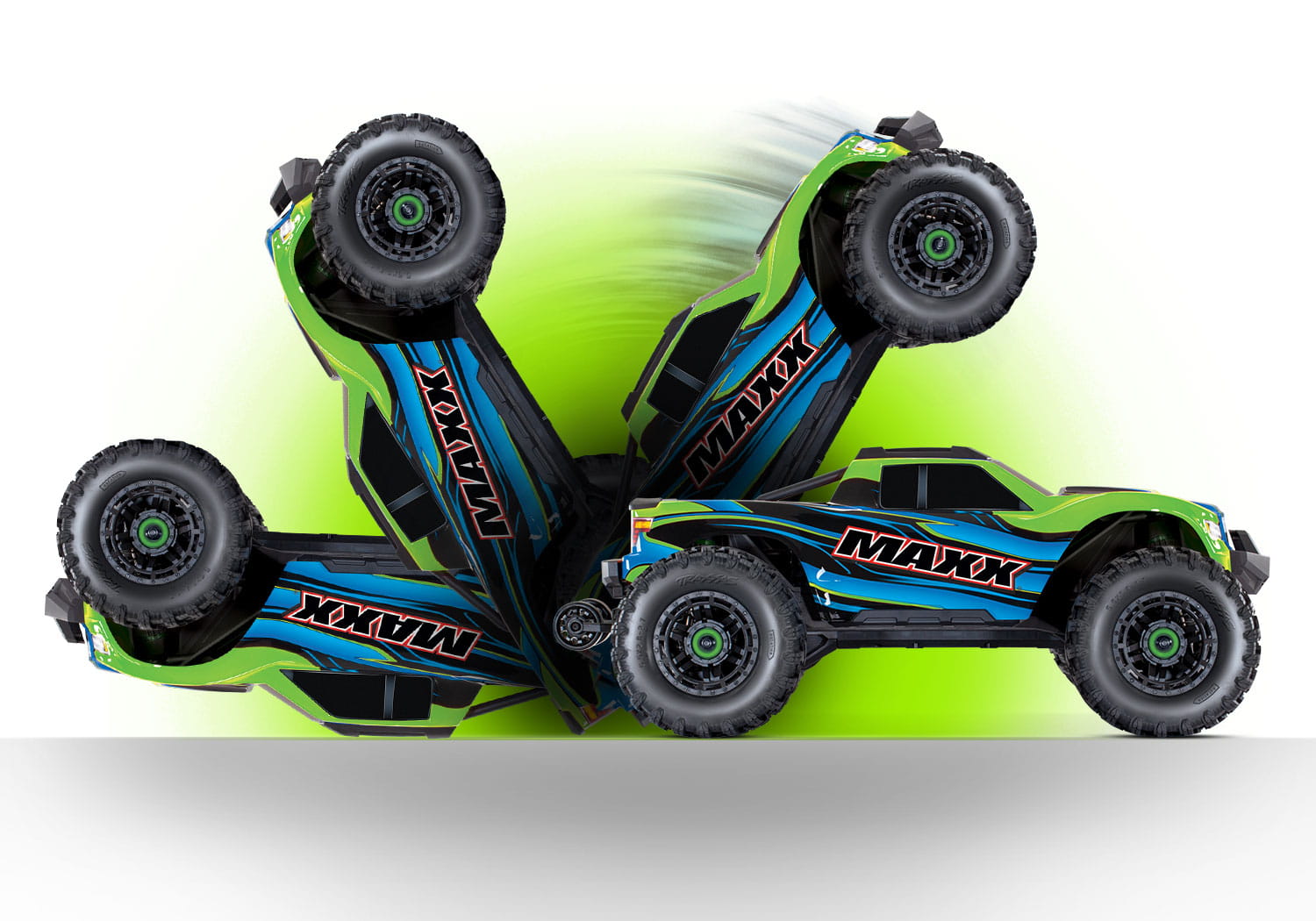 Traxxas 1:10 Wide MAXX RTR TSM SR VXL 4S Brushless Monstertruck Grün Traxxas 1:10 Wide MAXX RTR TSM SR VXL 4S Brushless Monstertruck Grün