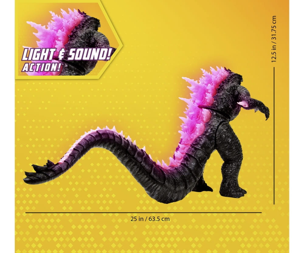 Jada Godzilla Heat-Ray Breath RC Figur 63 cm mit Licht_ Sound und Wasserdampf Hitzestrahl