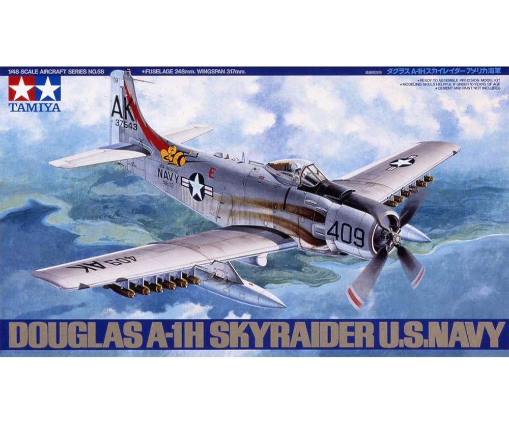 Tamiya 1:48 WWII USN Douglas A1-H Skyraider