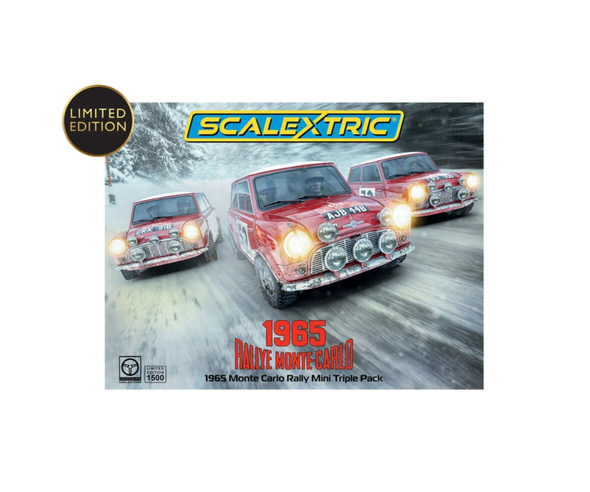 Scalextric 1_32 1965 Monte Carlo Rally Mini Triple - RC-Zubehoer