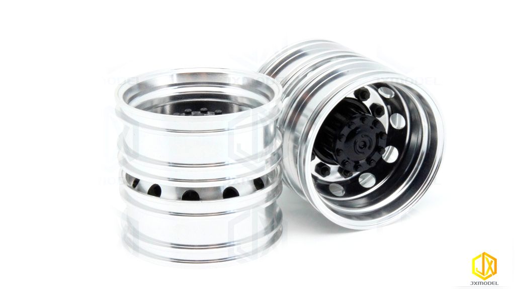 JXModel 1_14 Alufelgen fuer Antriebsachse hinten Paar - RC-Zubehoer