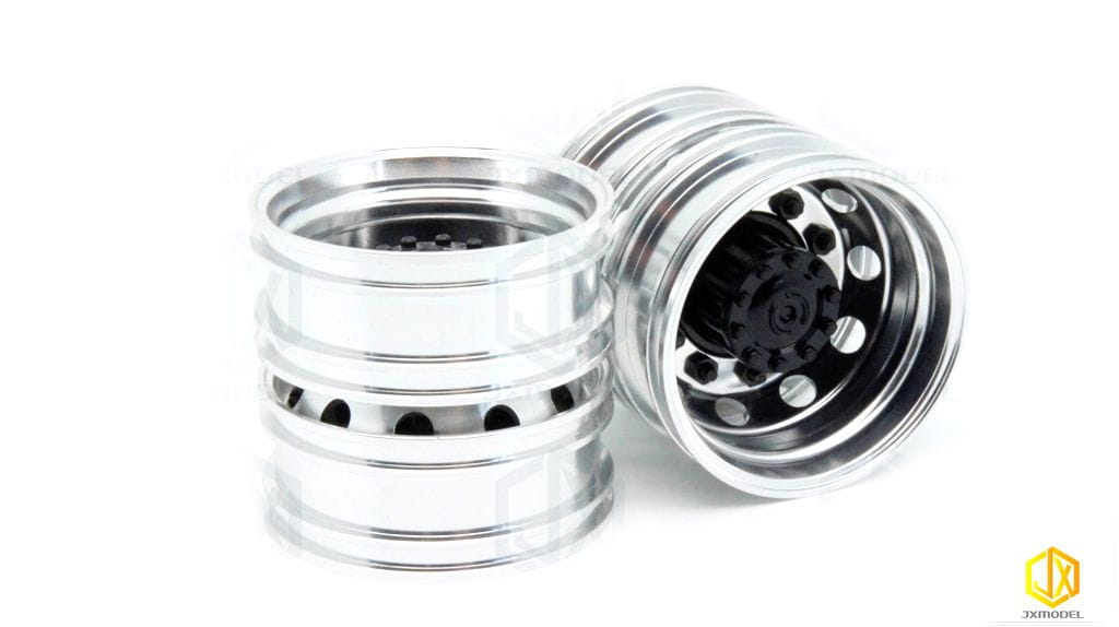 JXModel 1:14 Alufelgen für Antriebsachse hinten Paar JXModel 1_14 Alufelgen fuer Antriebsachse hinten Paar - RC-Zubehoer