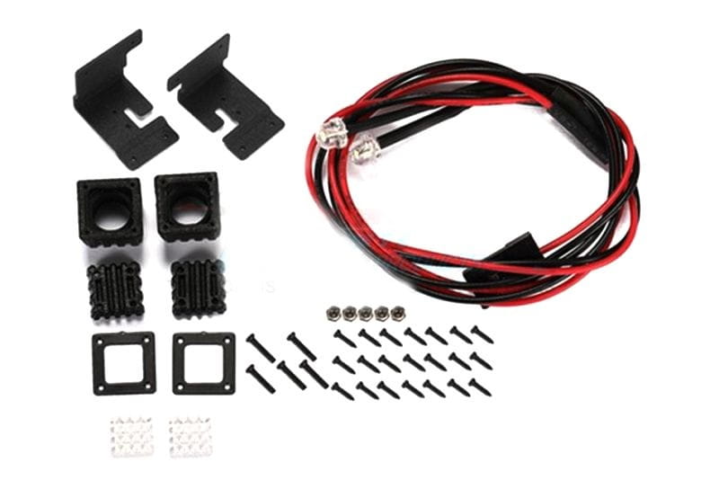 GPM Scheinwerfer _Typ C_ vorn schwarz fuer Traxxas TRX4 - 6 - RC-Zubehoer