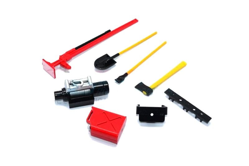 GPM Kunststoff Werkzeug Set fuer Traxxas TRX4 - 6 - RC-Zubehoer
