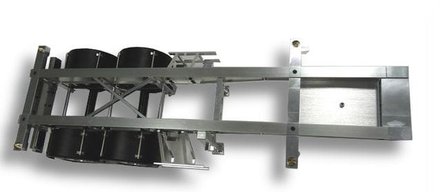 Lesu 1_14 Auflieger 2-Achs fuer Wechselcontainer aus Alu - RC-Zubehoer