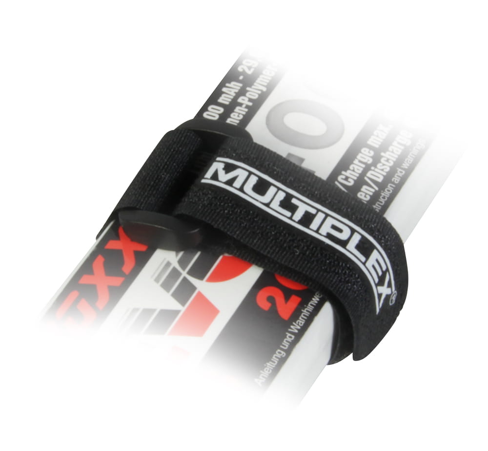 Multiplex Klettgurt klein, für 2-4S LiPo Multiplex Klettgurt klein, für 2-4S LiPo
